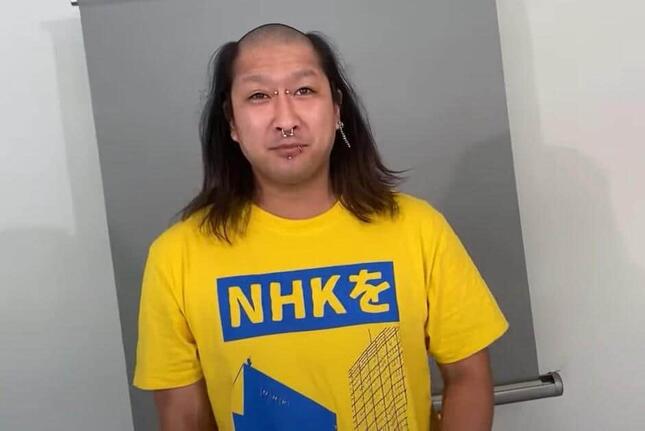 広島3区から立候補した矢島氏（8月19日、広島県庁で行われた記者会見でのようす。ジャックケイパーちゃんねるの動画より）