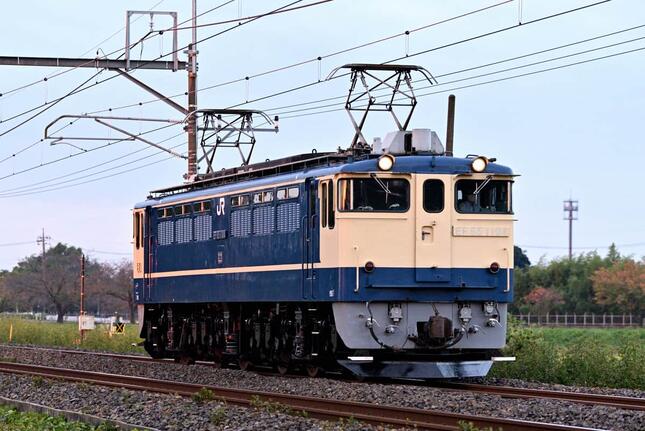 鉄道ファンに人気のEF65形電気機関車