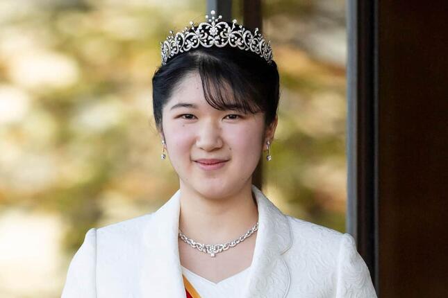 愛子さまは成年皇族として初めて記者会見に臨んだ。写真は2021年12月撮影（写真：代表撮影/AP/アフロ）