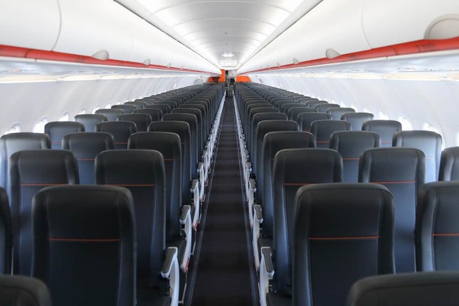 エアバスA321LR型機は従来機よりも多い238席を備える