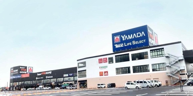 ヤマダホールディングスの大型店舗「Tecc LIFE SELECT」