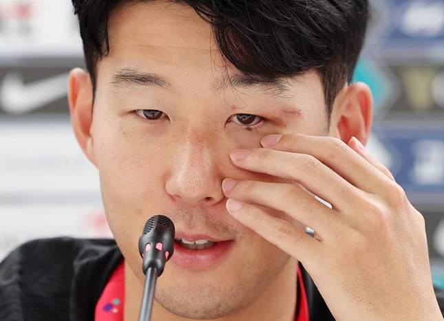 韓国代表ソン・フンミン選手（写真：YONHAP NEWS/アフロ）