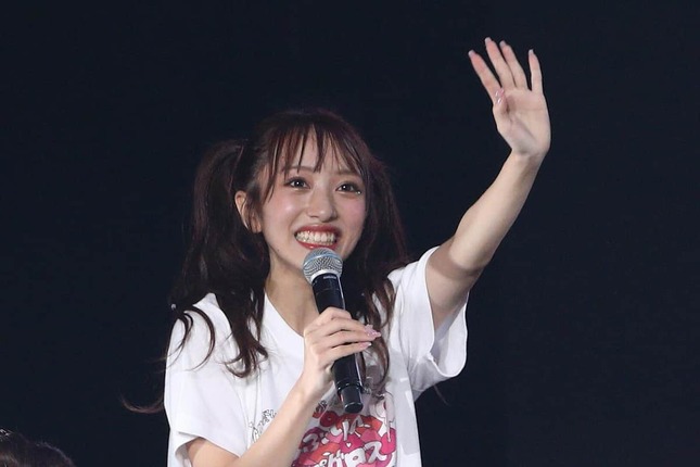 AKB48グループ総監督の向井地美音さん。「恋愛禁止」を「どうしていくか考えるべき」だと問題提起している（2022年10月撮影）