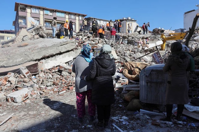 トルコで発生した大地震（写真：ロイター/アフロ）