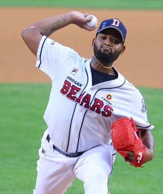 アルカンタラ投手（写真：YONHAP NEWS/アフロ）
