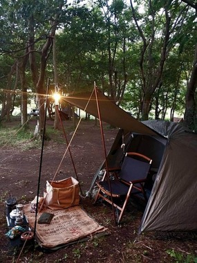 ソロキャンプを始めたが…（写真は、女性ソロキャンパー提供）
