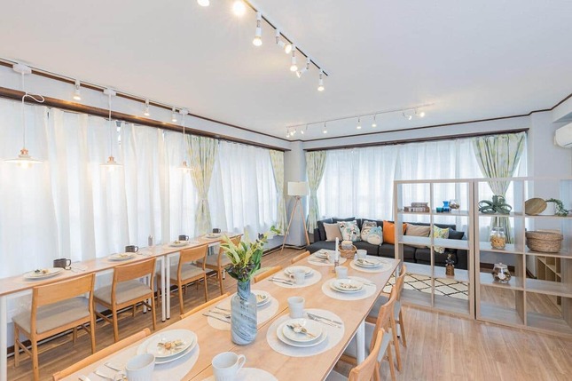 ぽんこつ鳩子さんが運営する民泊物件（同氏提供）