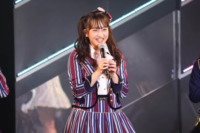 HKT48時代の田島芽瑠さん（2020年11月撮影）