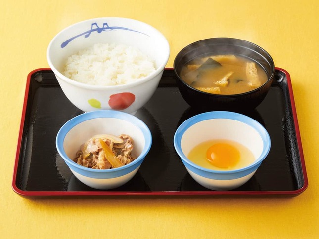 松屋の「Wで選べる玉子かけごはん」は二番目の人気商品（松屋フーズの提供）