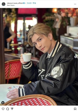 岩田剛典さんのインスタグラム（＠takanori_iwata_official）より