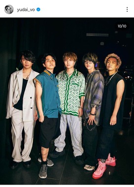 Novelbrightの5人。竹中雄大さんのインスタグラム（＠yudai_vo）より