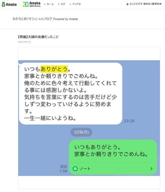 おかもとまりさんのブログより