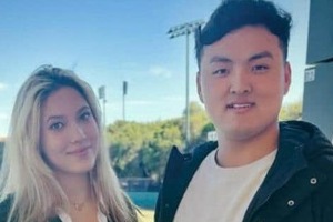 「付き合っちゃえよ～」佐々木麟太郎、同じ大学の美女と2ショット　実はモデルもこなすアスリートだった