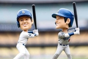 エンゼルス時代よりも似てる！大谷翔平の「ボブルヘッド」配布試合を開催　4%の確率で「レア仕様」も