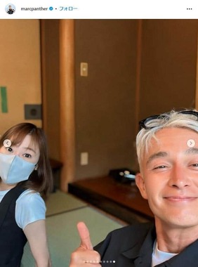 マーク・パンサーさんのインスタグラム（＠marcpanther）より