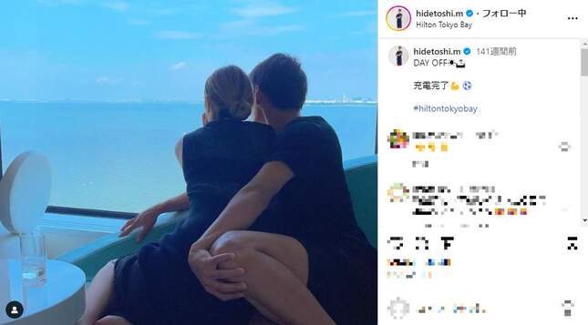 三幸秀稔さんのインスタグラム（＠hidetoshi.m）より