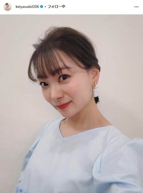 保田圭さんのインスタグラム（＠keiyasuda1206）より