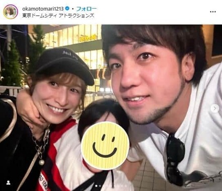 おかもとまりさんのインスタグラム（＠okamotomari1213）より