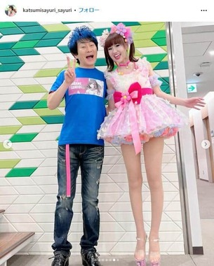 さゆりさんのインスタグラム（＠katsumisayuri_sayuri）より