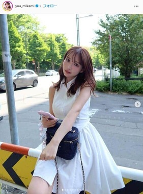 三上悠亜さんのインスタグラム（＠yua_mikami）より