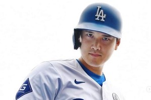 「目力つよい」戦う目の大谷翔平の写真が話題　「オーラが出てる」「これもうポスターにした方が」
