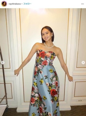 白河れいさんのインスタグラム（＠rayshirakawa）より