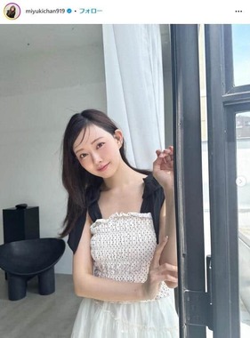 渡辺美優紀さんのインスタグラム（＠miyukichan919）より
