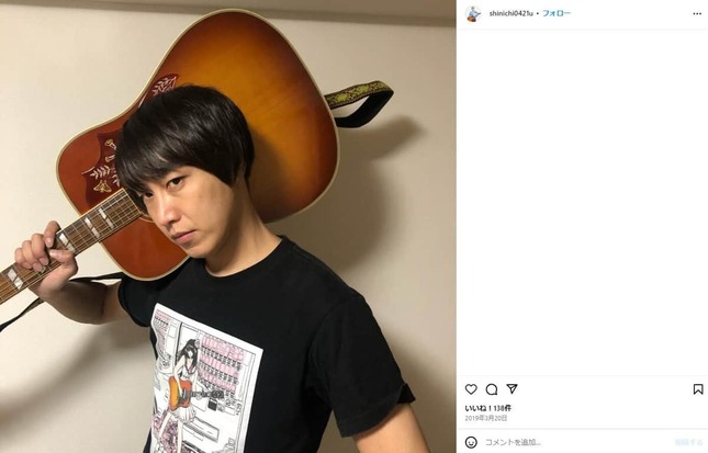 お見送り芸人しんいちさんのインスタグラム（＠shinichi0421u）より。2019年3月の投稿