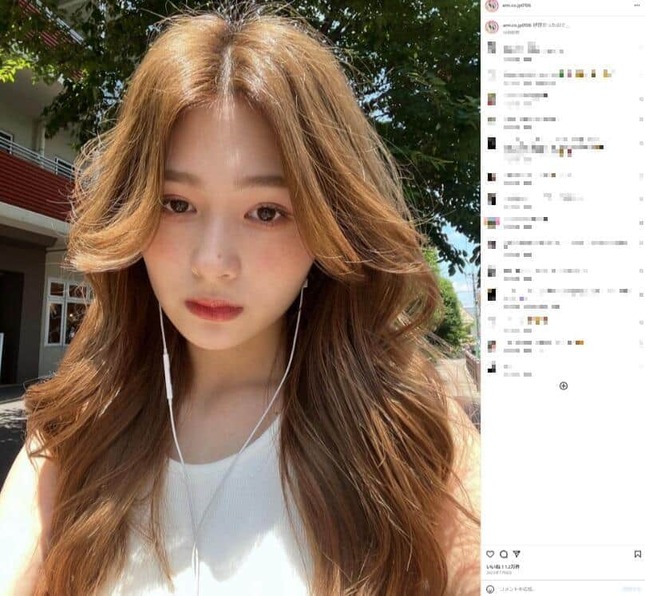 椎名さんのインスタグラム（＠ami.co.jp0106）より