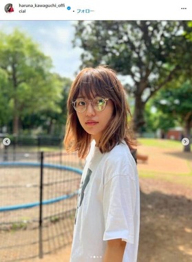 川口春奈さんのインスタグラム（＠haruna_kawaguchi_official）より