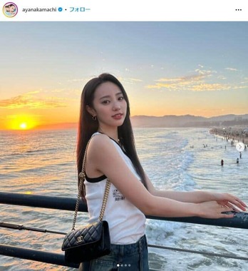 中町綾さんのインスタグラム（＠ayanakamachi）より