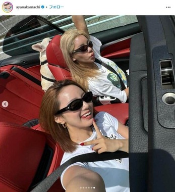 中町綾さんのインスタグラム（＠ayanakamachi）より