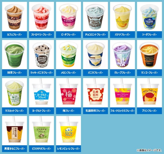 総選挙で一番人気のフレーバーを決める （プレスリリースより）