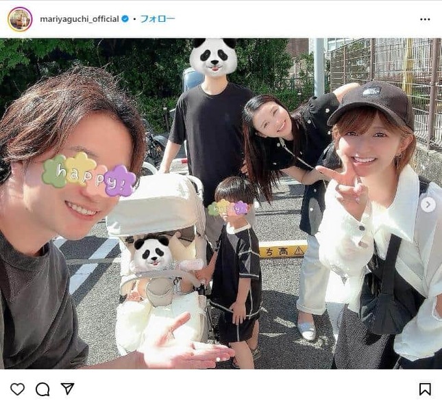 矢口真里さんのインスタグラム（＠mariyaguchi_official）より
