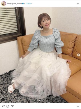 矢口真里さんのインスタグラム（＠mariyaguchi_official）より
