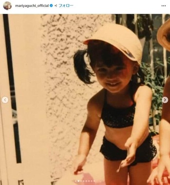 矢口真里さんのインスタグラム（＠mariyaguchi_official）より