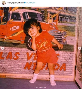 矢口真里さんのインスタグラム（＠mariyaguchi_official）より