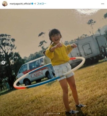 矢口真里さんのインスタグラム（＠mariyaguchi_official）より