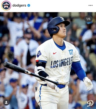 ドジャース公式インスタグラムより