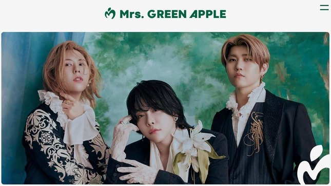 「Mrs. GREEN APPLE」公式サイトより