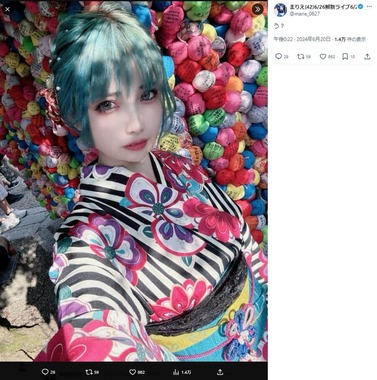 まりえさんのX（＠marie_0627）より