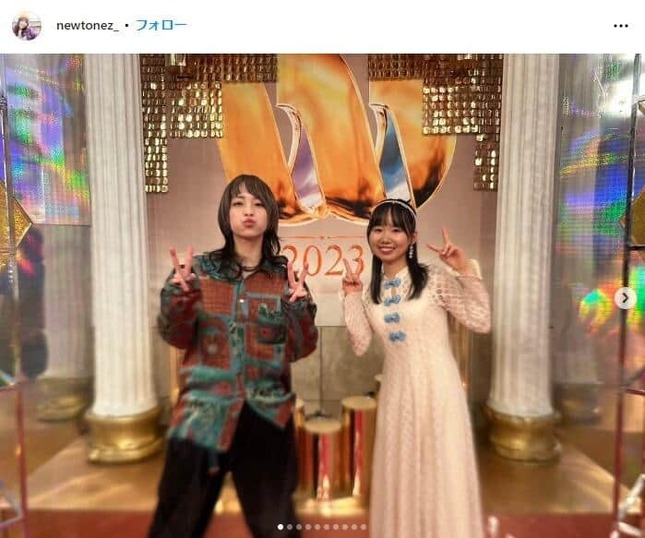 「はるかぜに告ぐ」とんずさんのインスタグラム（＠newtonez_）より