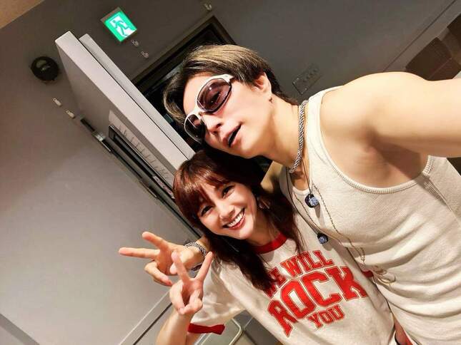 相川七瀬さんと。GACKTさんのX（＠GACKT）より