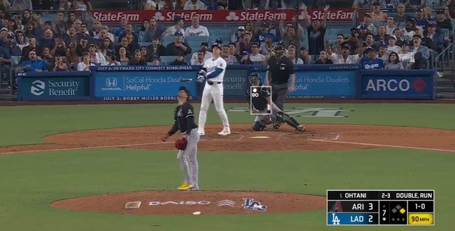 27号本塁打で通算500打点を達成（ドジャース公式Xより）