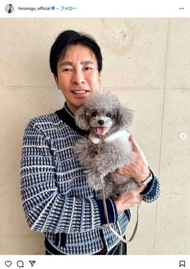郷ひろみさんのインスタグラムより（hiromigo_official）
