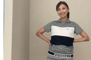 【画像】望月理恵アナ「スカートは短め」ゴルフを満喫　「ゴルフにはちょうどいい時期です」