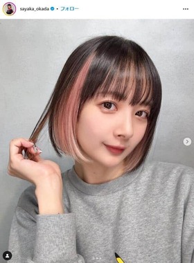 岡田紗佳さんのインスタグラム（＠sayaka_okada）より