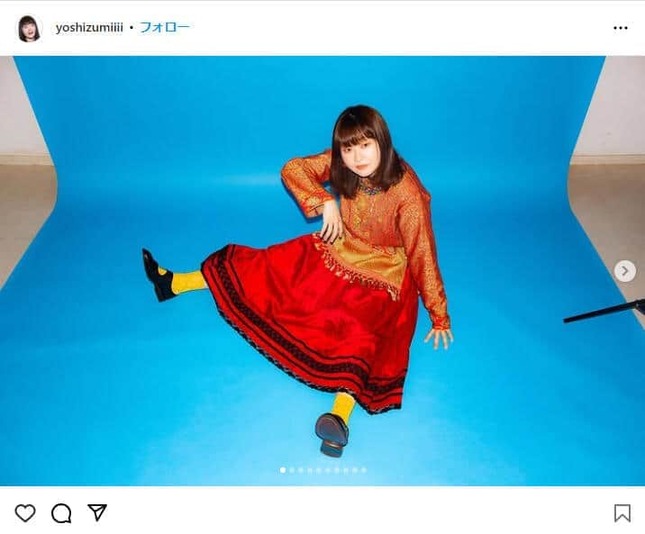吉住さんのインスタグラム（＠yoshizumiiii）より