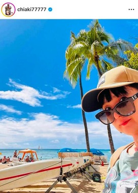 千秋さんのインスタグラム（＠chiaki77777）より