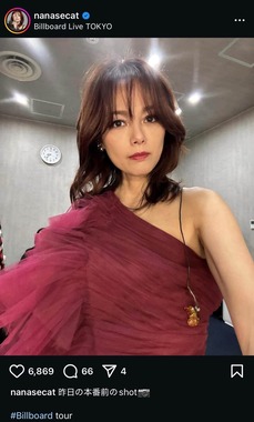 相川七瀬さんのインスタグラム（@ nanasecat）から